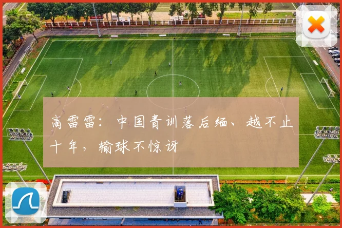 高雷雷：中国青训落后缅、越不止十年，输球不惊讶